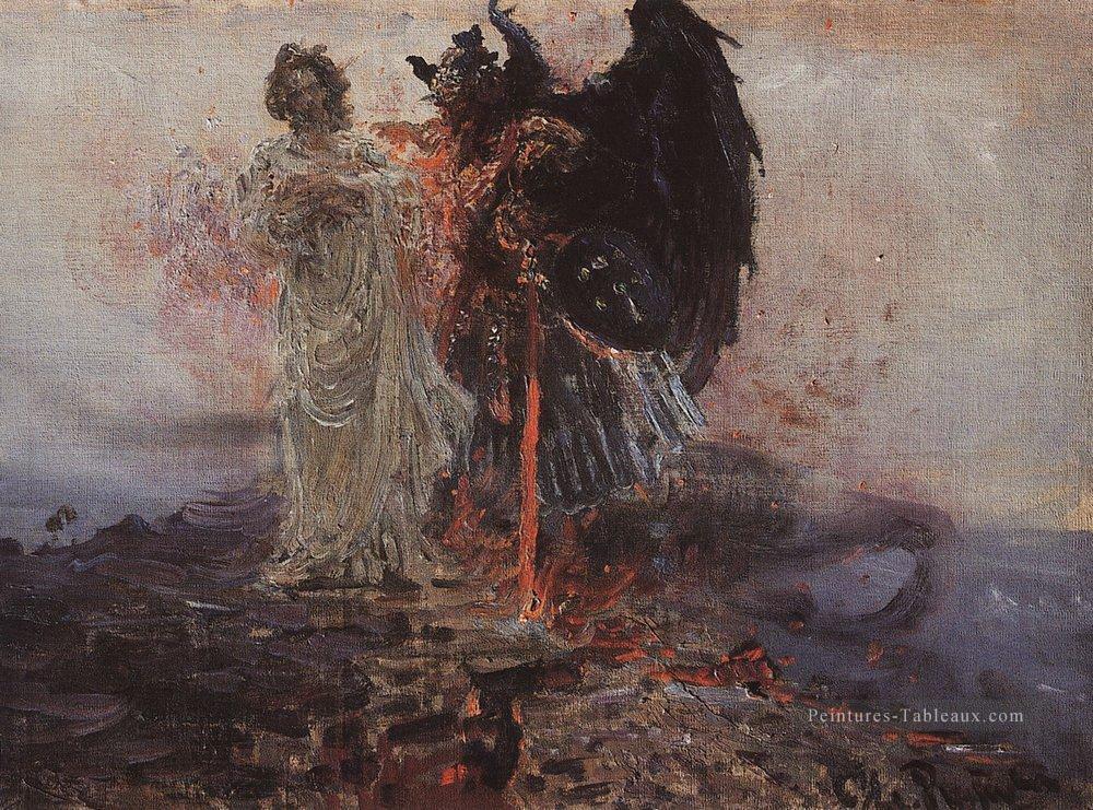 suis moi satan 1895 Ilya Repin Peintures à l'huile